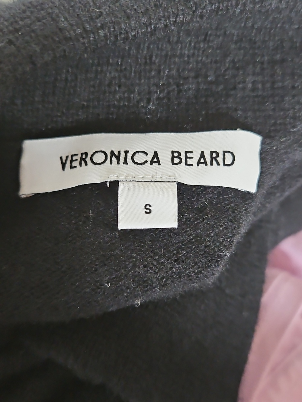 Veronica Beard Cheshire 100% Cashmere Cardigan in Black Size Small - Picture 6 of 8